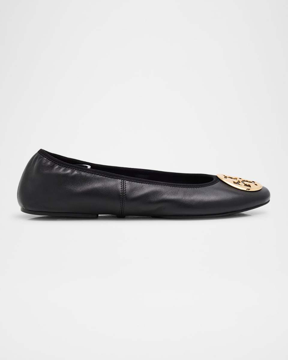 Reva Travel Leather Ballet Flats